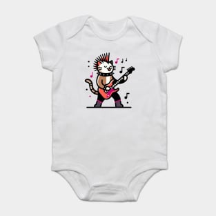 Cat Rock N Roll Baby Bodysuit